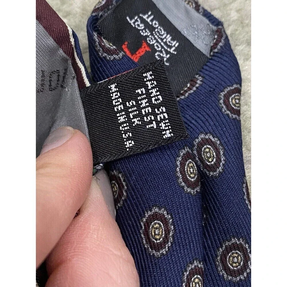 LOT (4) ROBERT TALBOTT  MEN'S TIES - RT For Nordstrom Hubert White Redwood Ross